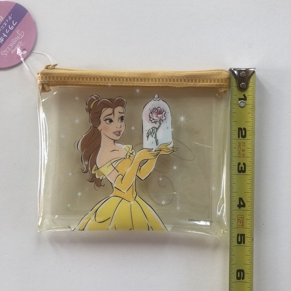 Taste Beauty Disney Belle Set of 5 Flavored Lip Glosses + Belle Flat Pouch - Picture 8 of 8